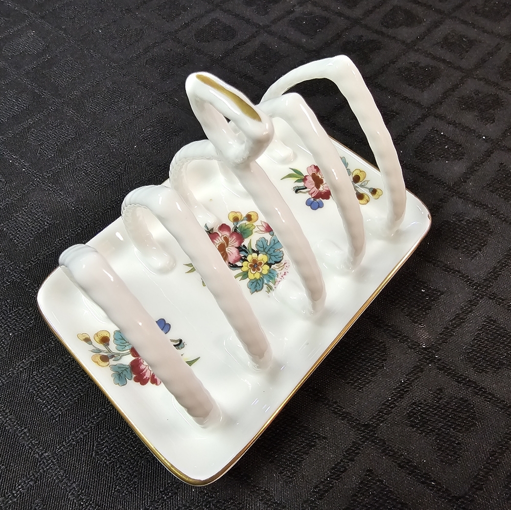 Coalport Napkin/Toast Holder 'Ming Rose'